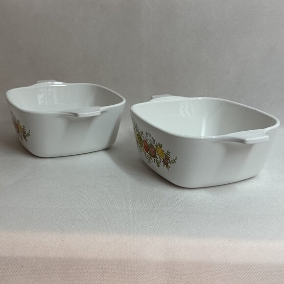 Vintage Corning Ware Spice of Life 2 3/4 Cup Petite Casserole P-43-B (Set of 2) - Picture 4 of 7